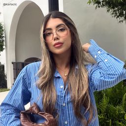 Sophie Pink Geometric Glasses5