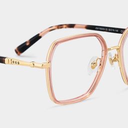 Sophie Pink Geometric Glasses4