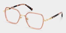 Sophie Pink Geometric Glasses2