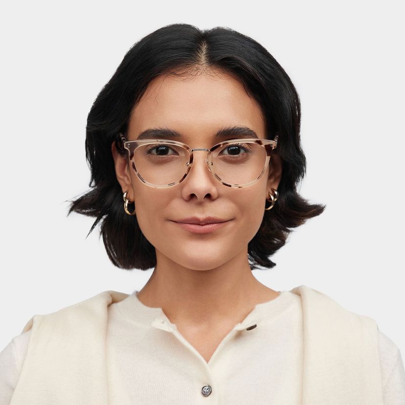 Caden Tortoise Round Glasses