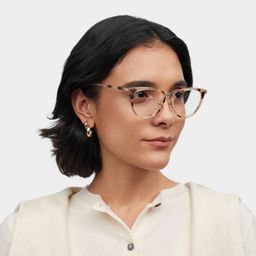 Caden Tortoise Round Glasses1