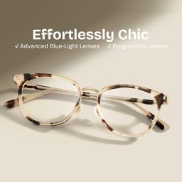 Caden Tortoise Round Glasses2
