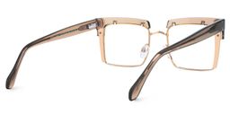 Kiana Beige Square Glasses3