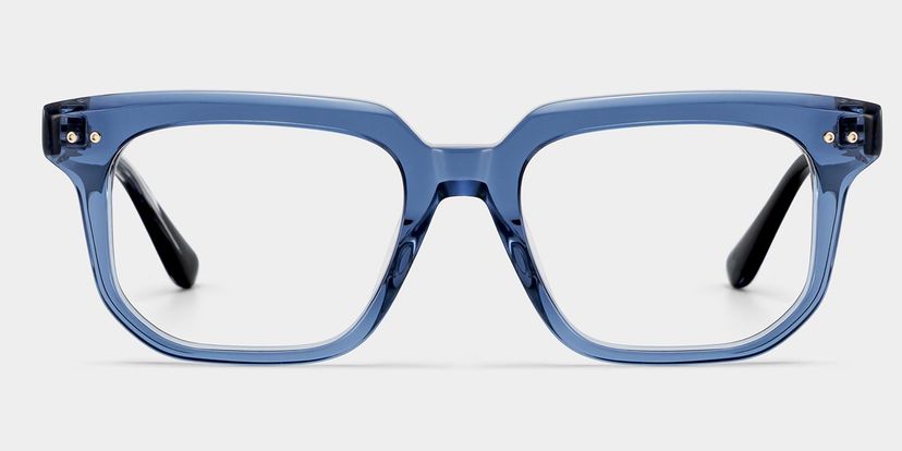 Michael Blue Square Glasses