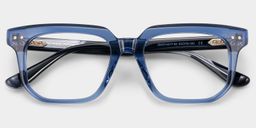 Michael Blue Square Glasses2