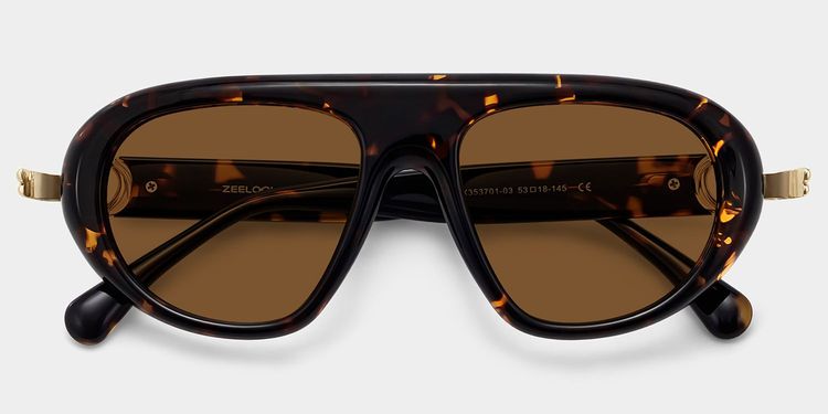 Aveline Tortoise Aviator Sunglasses