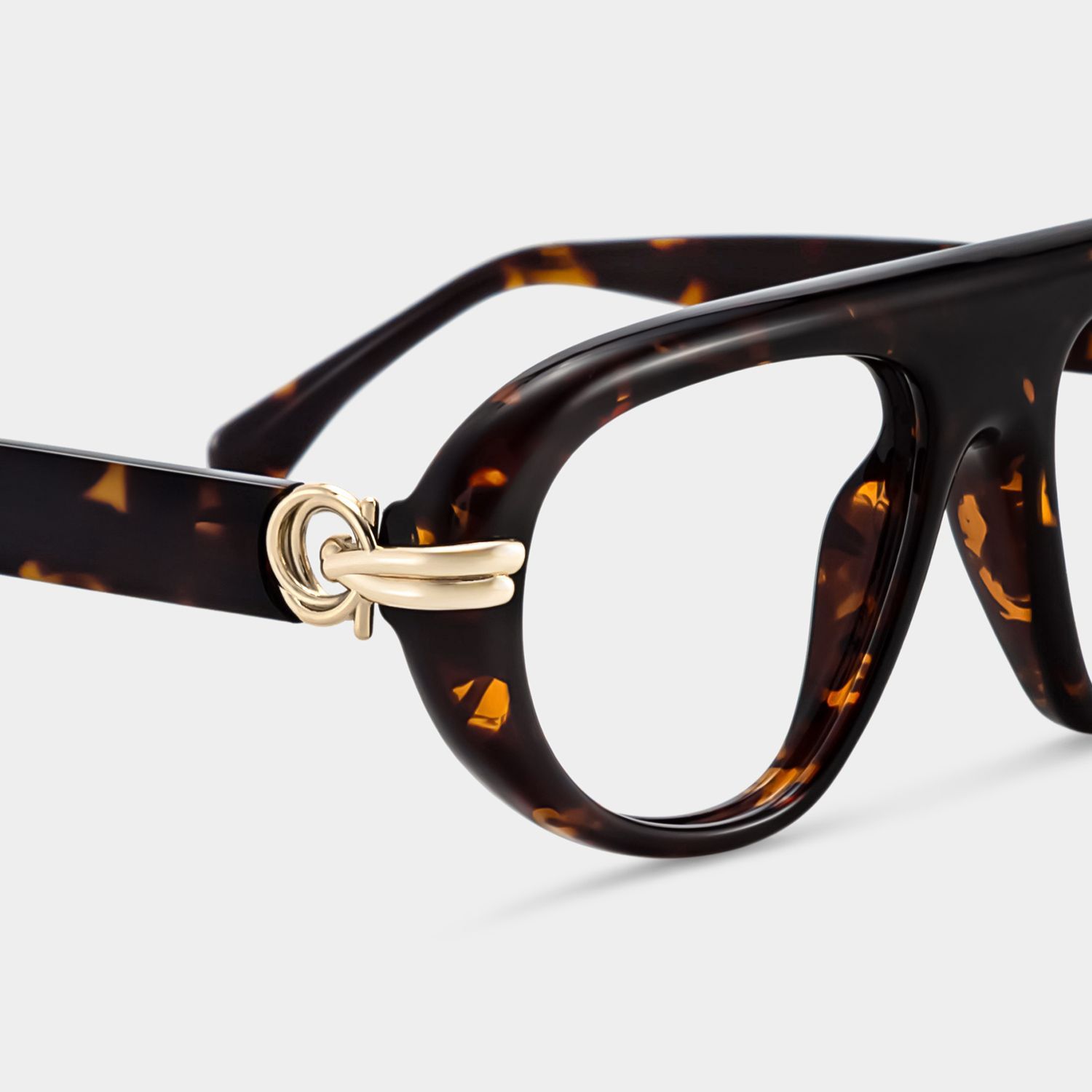 Aveline Tortoise Aviator Prescription Glasses for Women | ZEELOOL5