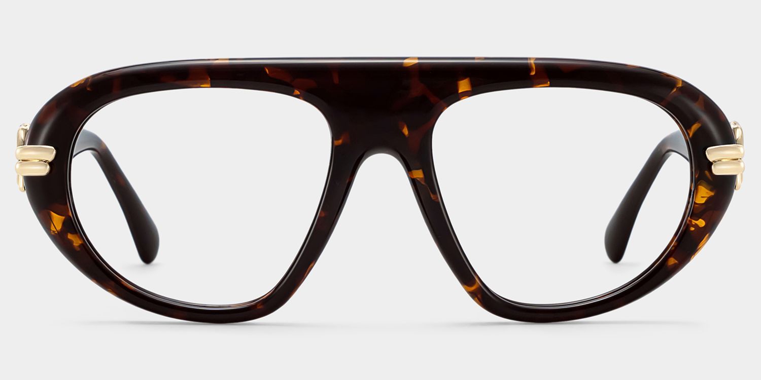 Aveline Tortoise Aviator Prescription Glasses for Women | ZEELOOL1
