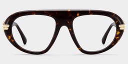 Aveline Tortoise Aviator Glasses1