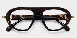 Aveline Tortoise Aviator Glasses2