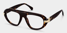 Aveline Tortoise Aviator Glasses3
