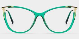 Yomary Green Cat eye Glasses0