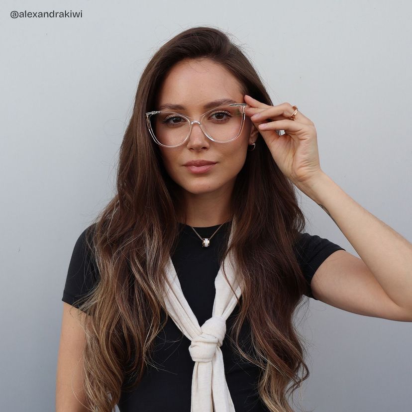 Yomary Clear Cat eye Glasses