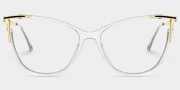 Yomary Clear Cat eye Glasses0