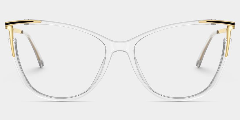 Yomary Clear Cat eye Glasses