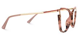 Yomary Pink-Tortoise Cat eye Glasses2
