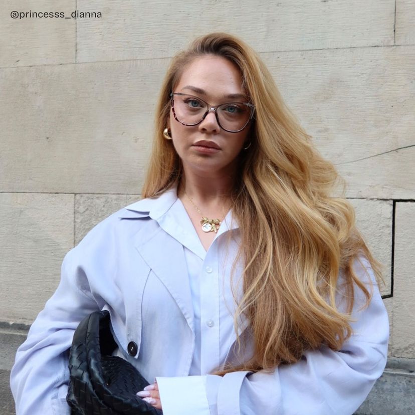 Yomary Two-Tone Cat eye Glasses
