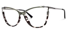 Yomary Two-Tone Cat eye Glasses1