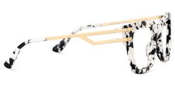 Lidia Cow Print Square Glasses3