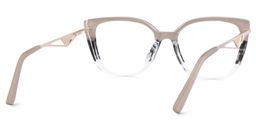 Margret Tortoise Khaki Cat eye Glasses4