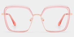 Cordaro Pink Square Glasses1