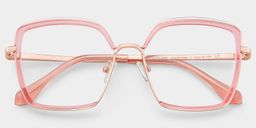 Cordaro Pink Square Glasses2
