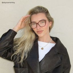 Alma Brown Butterfly Glasses6