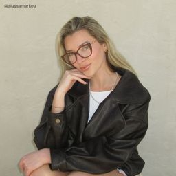 Alma Brown Butterfly Glasses8