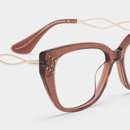 Alma Brown Butterfly Glasses5