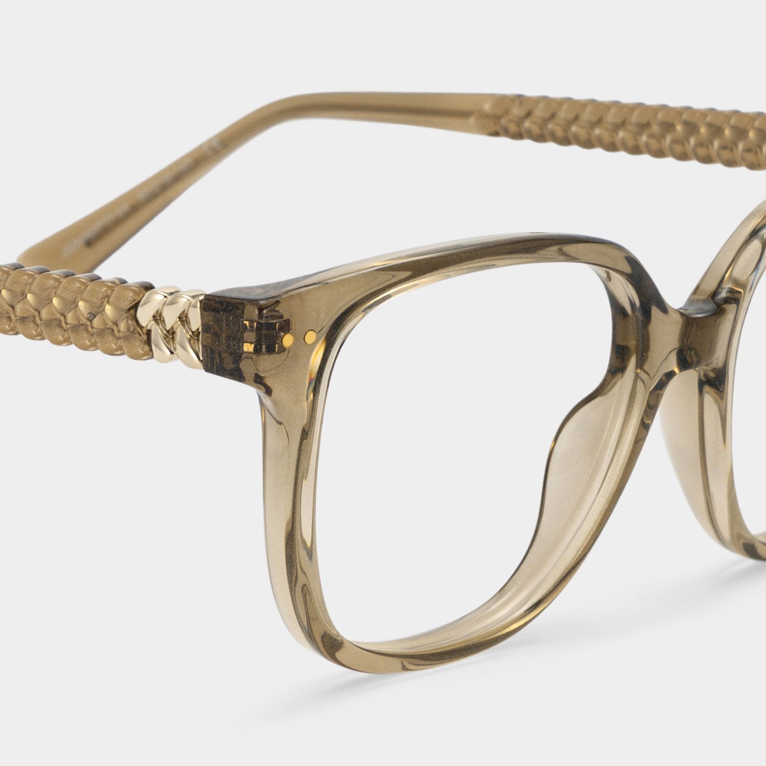 Clara Translucent Brown Cat Eye Glasses — Elegant Style | ZEELOOL4