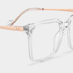 Zeyna Clear Square Glasses4
