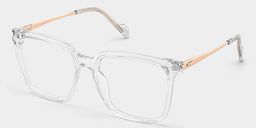 Zeyna Clear Square Glasses2