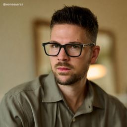Osvaldo Black Rectangle Glasses5