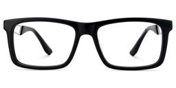 Osvaldo Black Rectangle Glasses0