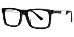 Osvaldo Black Rectangle Glasses2