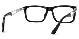 Osvaldo Black Rectangle Glasses4