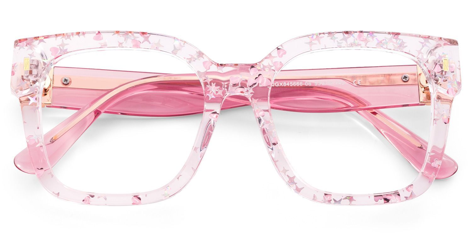 Designer Scicluna Glasses in Full-frame With Gillter Star2