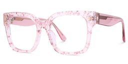 Scicluna Pink Square Glasses3