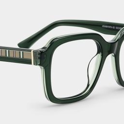 Parker Green Square Glasses5