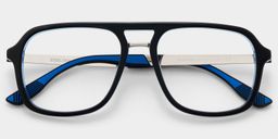 Ryder Blue Aviator Glasses1