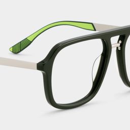 Ryder Green Aviator Glasses4