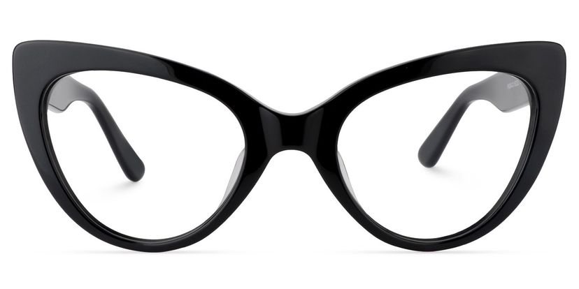 Claudette Black Cat eye Glasses