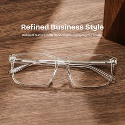 Connie Clear Rectangle Glasses0