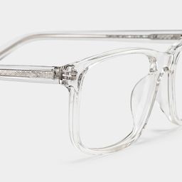 Connie Clear Rectangle Glasses5