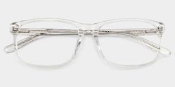 Connie Clear Rectangle Glasses2