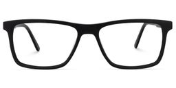 Daniel Black Rectangle Glasses1