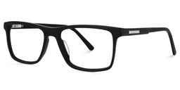 Daniel Black Rectangle Glasses2