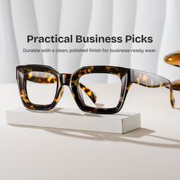 Nevaeh Tortoise Square Glasses0
