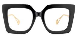 Qatar Black Square Glasses1