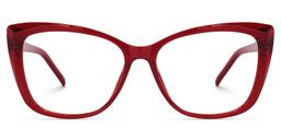 Farris Red Cat eye Glasses1